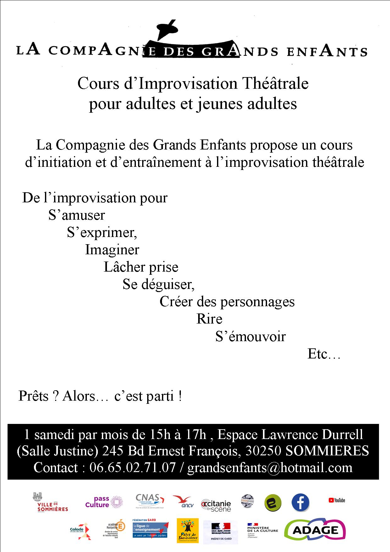 Cours d'improvisation theatrale