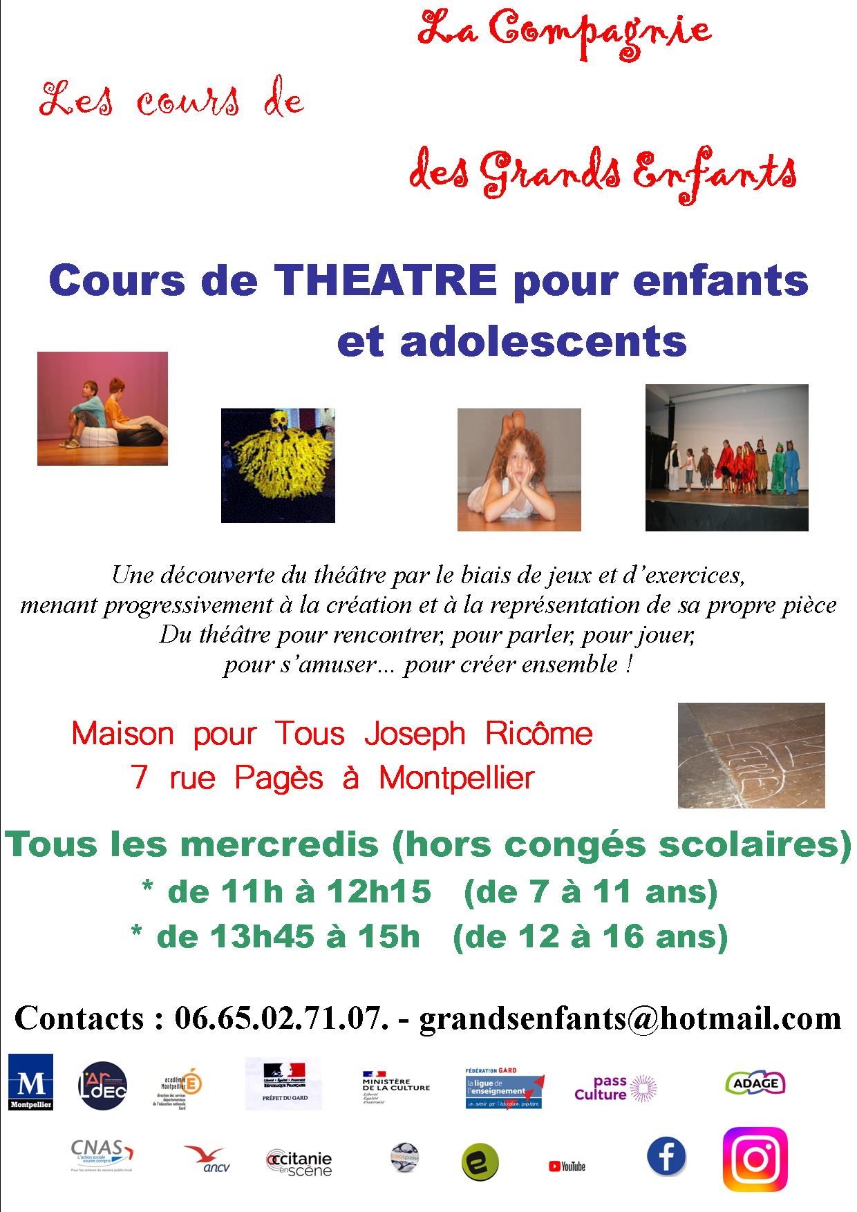Cours pour enfants Montpellier